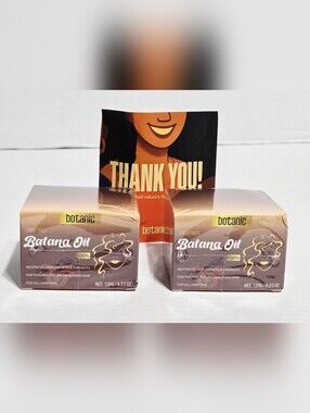 Lot of 2 Botanic Unrefined Batana Oil 100% Hair Growth Strength Treatment 4.23oz